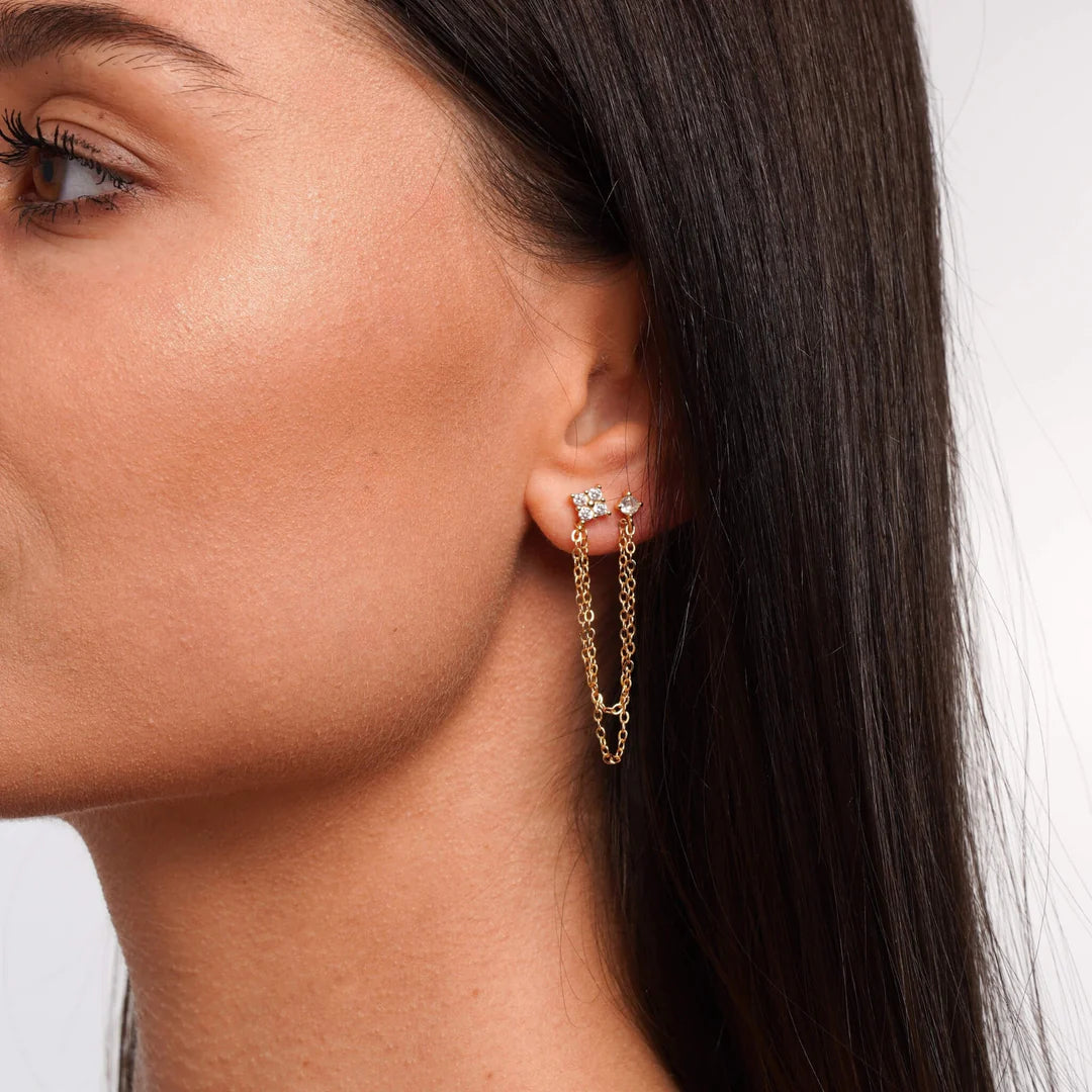 Boucles d'oreilles - Stellachain